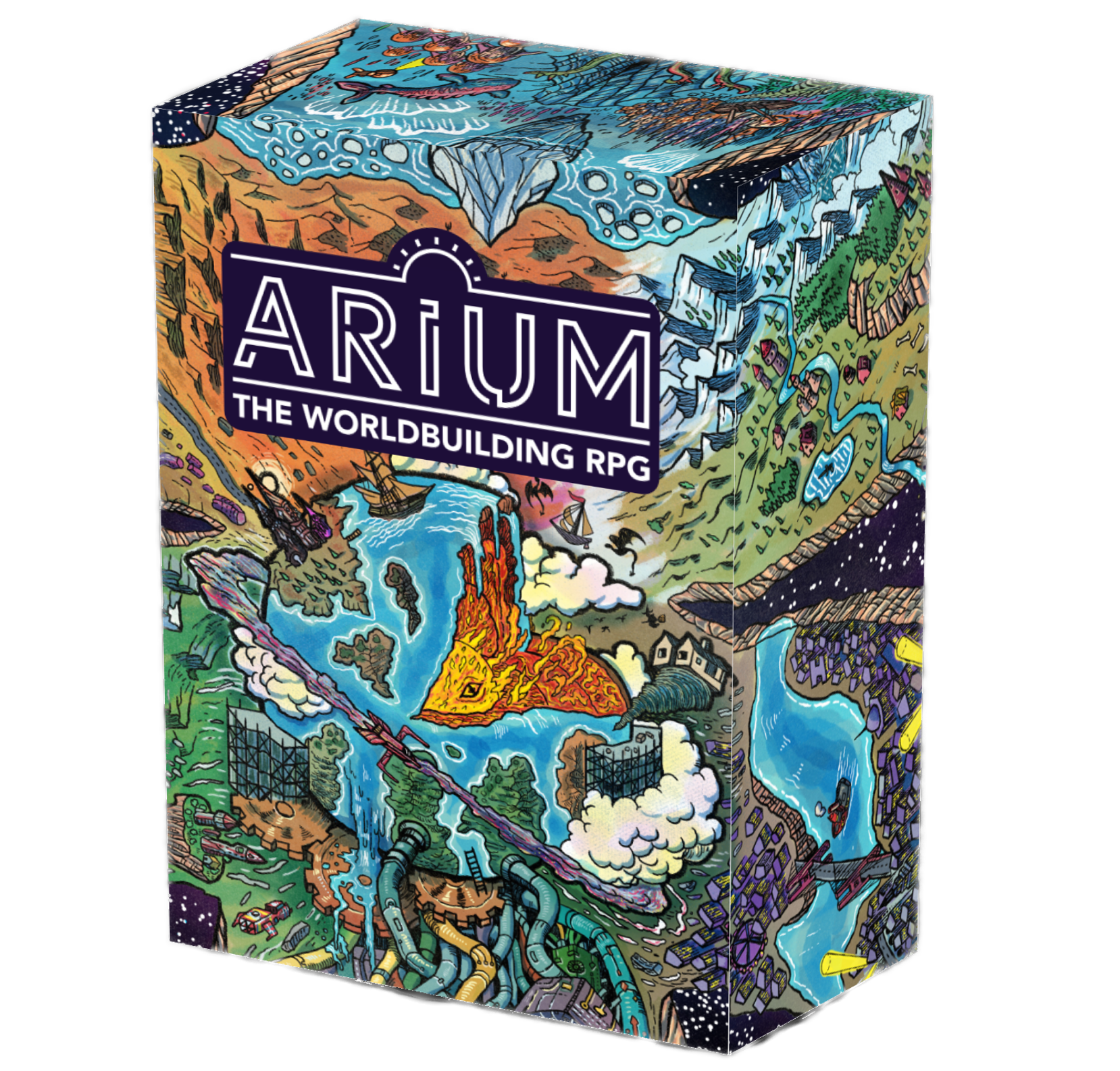 Arium: Complete 1st Edition box set. Cover art by Fernando Salvaterra.